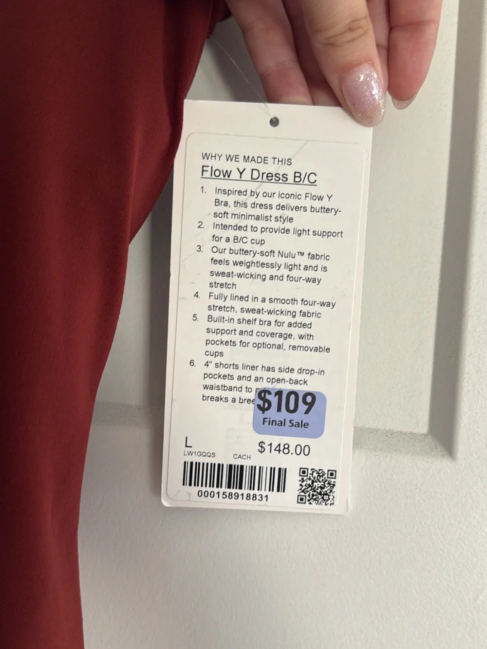 lululemon Large Flow Y Dress